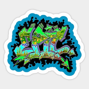 Epic Urban graffiti street 4 by LowEndGraphics Sticker